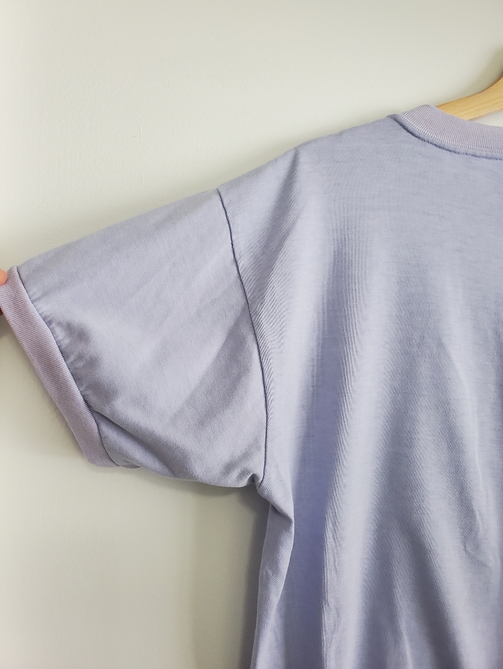 Vintage 80s Large Top lady Footlocker Bubble T-shirt Oversized Flower Embroidery - Picture 8 of 16